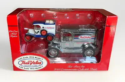 Vintage 2 Piece Ertl True Value 1913 Model T Diecast Car Collect, View more