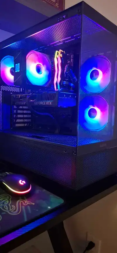 gaming pc ryzen 9 9900x 32g ddr5 1t nvme RTX5070 12g , View more