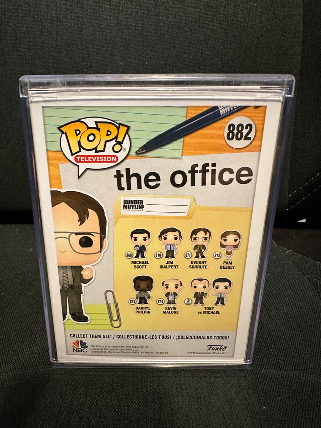 Dwight Schrute Funko Pop in Arts & Collectibles in Mississauga / Peel Region - Image 3