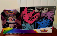 POKEMON EVOLVING SKIES+VIVID VOLTAGE ETBs+TIN...$199FIRM