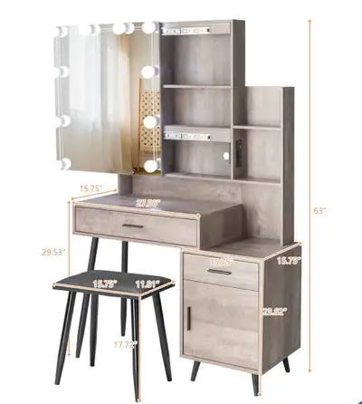Vanity Makeup Table, View more