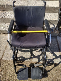 Extra Wide Folding Wheelchair