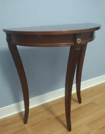 Bombay Company Half Moon Accent Table Can be used as an entry table, side table, or accent table app...