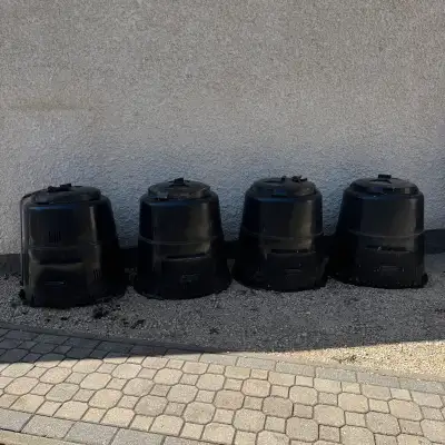 4 x Earth Machine Compost bins, View more