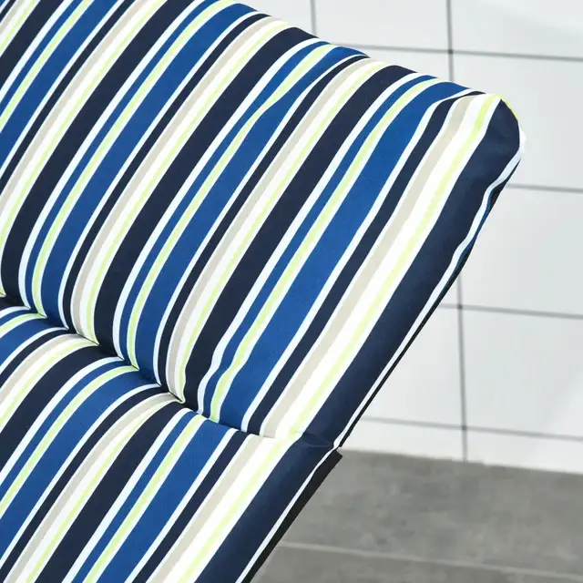 Foldable Lounge Chair, Reclining Patio Sun Lounger with 6-Positi in Patio & Garden Furniture in Markham / York Region - Image 9