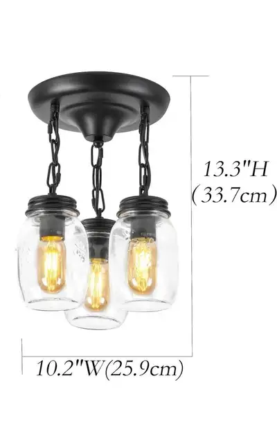 Brand New Mason Jar Chandelier Light Fixture, View more