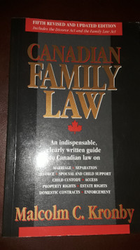 Canadian Family Law Paperback by Malcolm C. Kronby (Author) $5