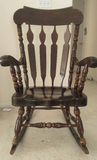 antique rocking chair - $50