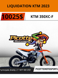 KTM 350 XC-F 2023 100% NEUF 