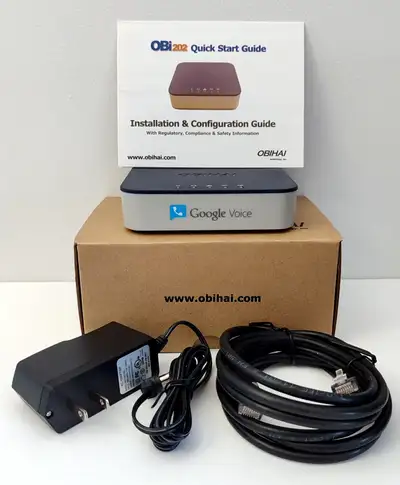OBIHAI OBI202 VOIP TELEPHONE & FAX ADAPTER, View more