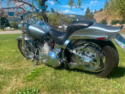 1997 custom Harley Nice bike tons of extras Lowered, inverted front end With only 2000 km