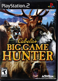 PS2 CABELA'S BIG GAME HUNTER GAME