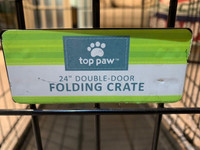 Dog crate  24 " double door