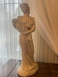 Austin Productions Victorian Lady & Baby Sculpture