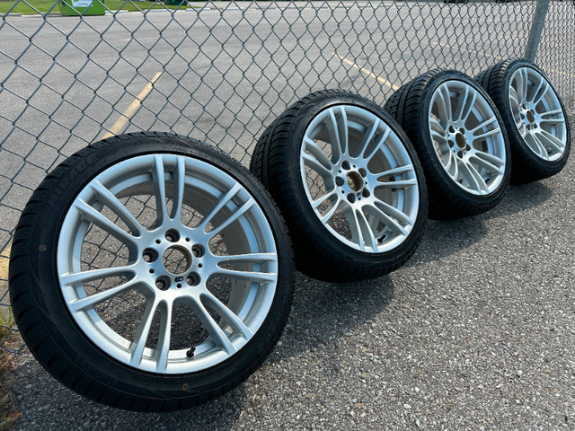 BMW M3 OEM Rims on Brand New Winter Tires in Tires & Rims in Brantford - Image 2