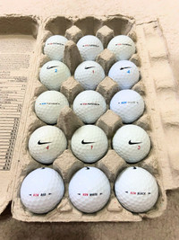 15 Nike RZN Golf Balls ✔️ - Mixed variety, AAA Condition