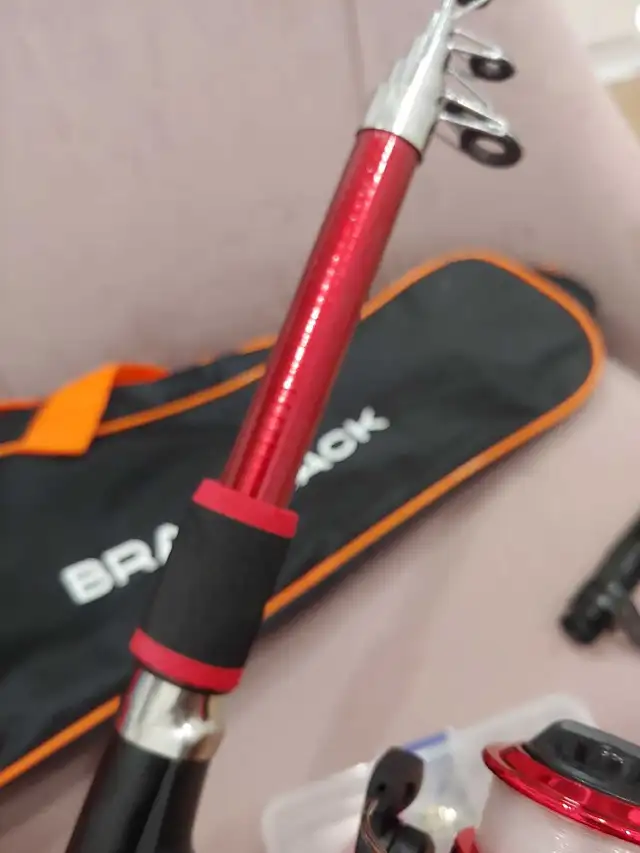 Fishing Rod Combo, NEW, Telescopic, Reel, Line, Lures, Bag in Other in Markham / York Region - Image 6