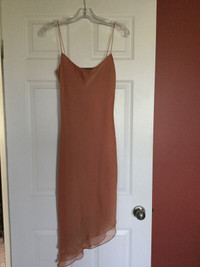 Champagne colour dress from Paris elegant size 1