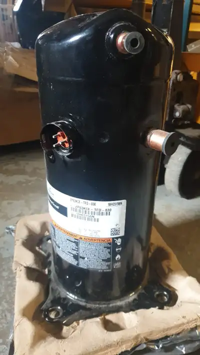 Brand New, Never Used, Copeland ZP83KCE-TFD-830, 83000 BTUH Scroll Compressor, R-410A, 10.8 EER, 460...