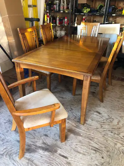 dining room table and chairs, View more