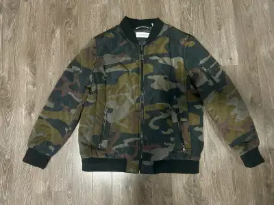 Calvin Klein Men’s Camo Bomber Jacket, View more