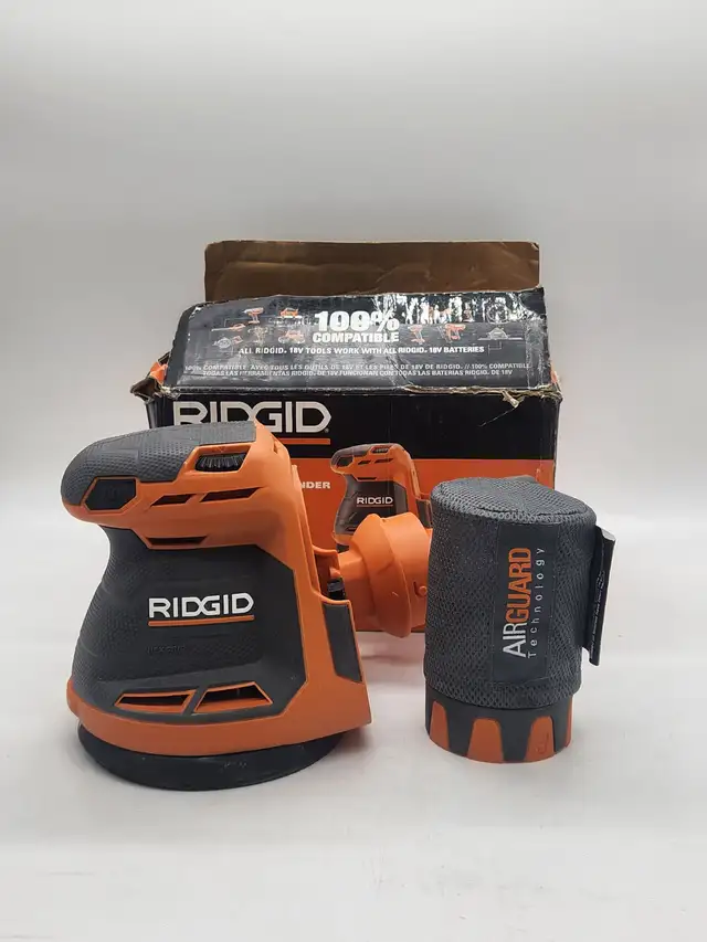 RIDGID 18V Cordless 5-inch Random Orbit Sander (Tool Only) in Power Tools in Windsor Region - Image 3
