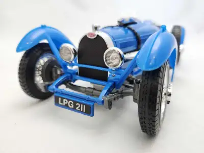 1934 Bugatti Type 59 Blue 1:18 Diecast Burago Official Product, View more