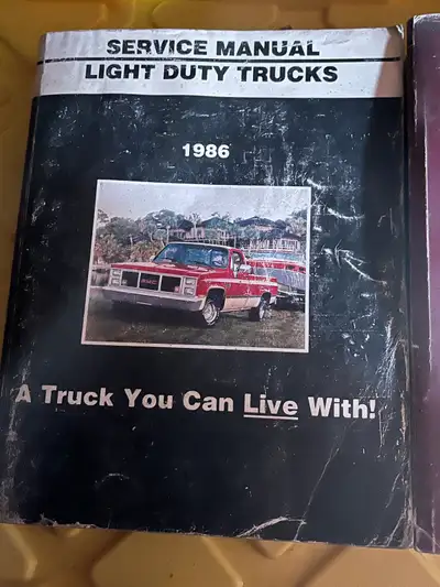 1986 GM OEM Light Truck Service Manual, View more
