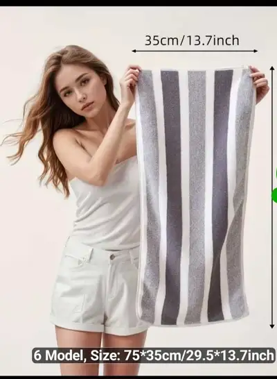 Striped Hand Towel Set  $10 , View more