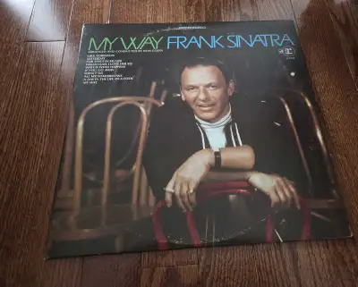 Frank Sinatra- My Way Cover - Very Good + Vinyl - Very Good + Asking $10 CAD Featuring his signature...