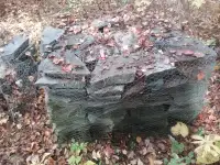 pierre à trottoir ou remblais