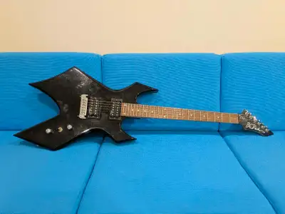 BC Rich Bronze Series Warlock Electric Guitar, strap & stand, View more