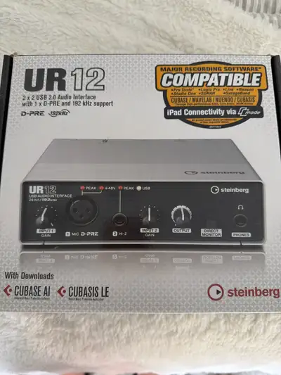 Steinberg UR12 Audio Interface, View more