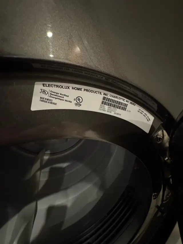 Electrolux electric dryer62863732445569123
