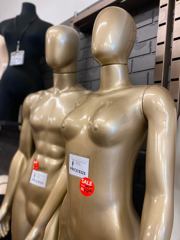 SALE GOLDEN FEMALE & MALE MANNEQUIN $163 EACH -REG$325 in Other Business & Industrial in City of Toronto - Image 4
