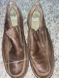 Clarks brown shoes men dressy/chaussures hommes 
