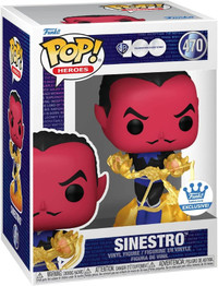 Funko Pop Heroes WB 100th Anniversary Sinestro Funko Exclusive