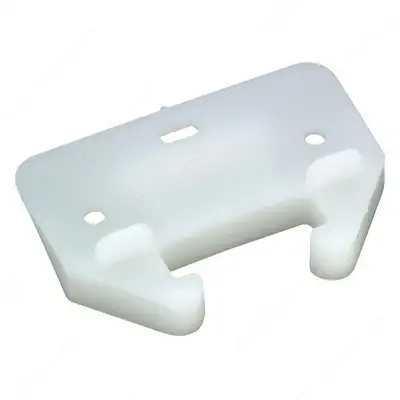 Richelieu central guide 1"3/4 x 2"1/2 white / guide central neuf, View more