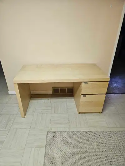 Light colored desk, View more
