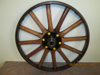 22.5'' wooden spoked wagon wheel