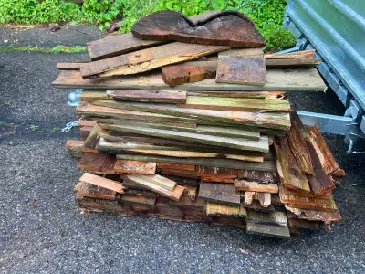 Free kindling sized fence boards, View more