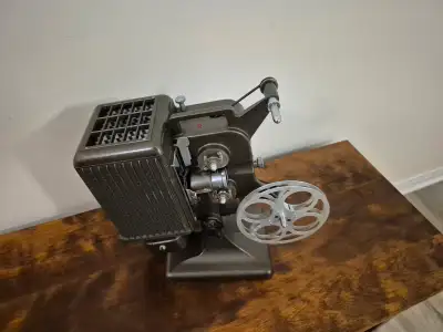 FILM PROJECTOR + SCREEN, View more