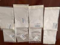 100 Clear stationary resealable bags