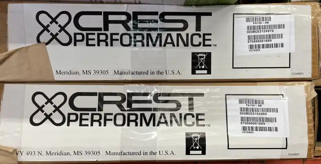 Crest PA150 75 watt stereo power amplifiers New & Used in Pro Audio & Recording Equipment in London - Image 5