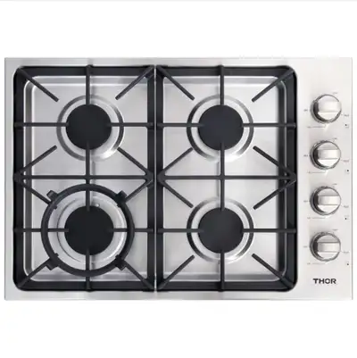 Thor kitchen 30" Drop-In Gas Cooktop - Open Box (NEW), View more