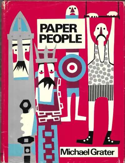 PAPER PEOPLE Michael Grater Fascinating Paper Figures 1970 HcvDJ, View more