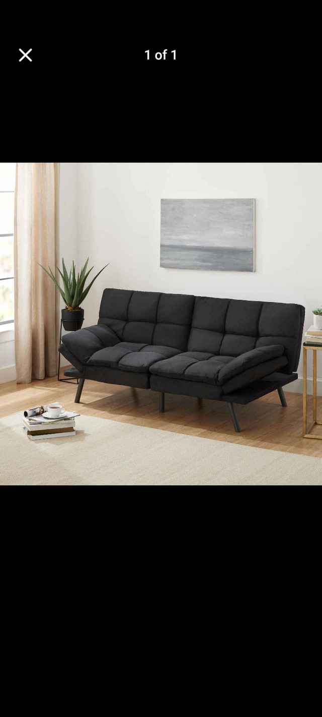 Memory foam Futon sofabed in Couches & Futons in Woodstock
