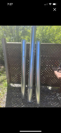 Aluminum 5” vent pipes tuyaux aluminum 