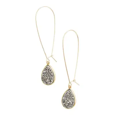Simplicity with a side of sparkle. Handmade in the USA, these lightweight earrings sway with your ev...