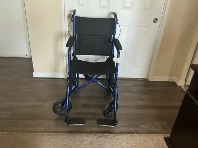 Transport chair with brakes, View more